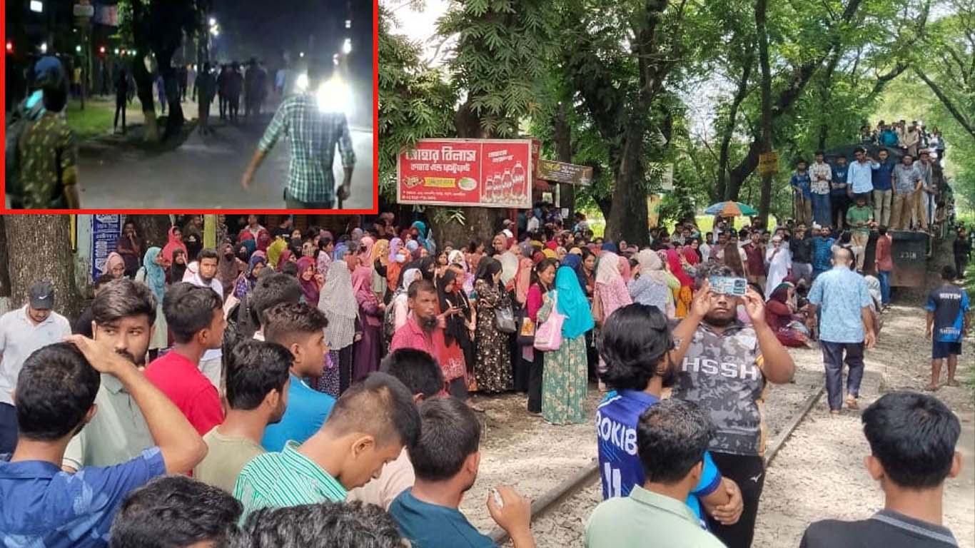 সাড়ে ৪ ঘণ্টা পর ঢাকা-ময়মনসিংহ রেলপথে ট্রেন চলাচল স্বাভাবিক