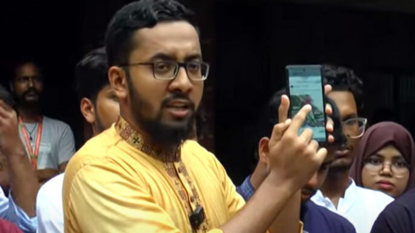 জাকসু নির্বাচন: ওএমআর মেশিন কেনা কোম্পানি বিএনপির, প্রমাণ দিলেন শিবির নেতা