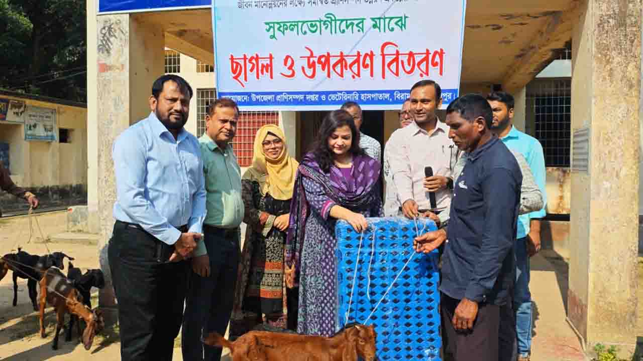 ক্ষুদ্র নৃ-গোষ্ঠীর ১৮৭ পরিবার পেলো ছাগল স্বাবলম্বী হওয়ার স্বপ্ন