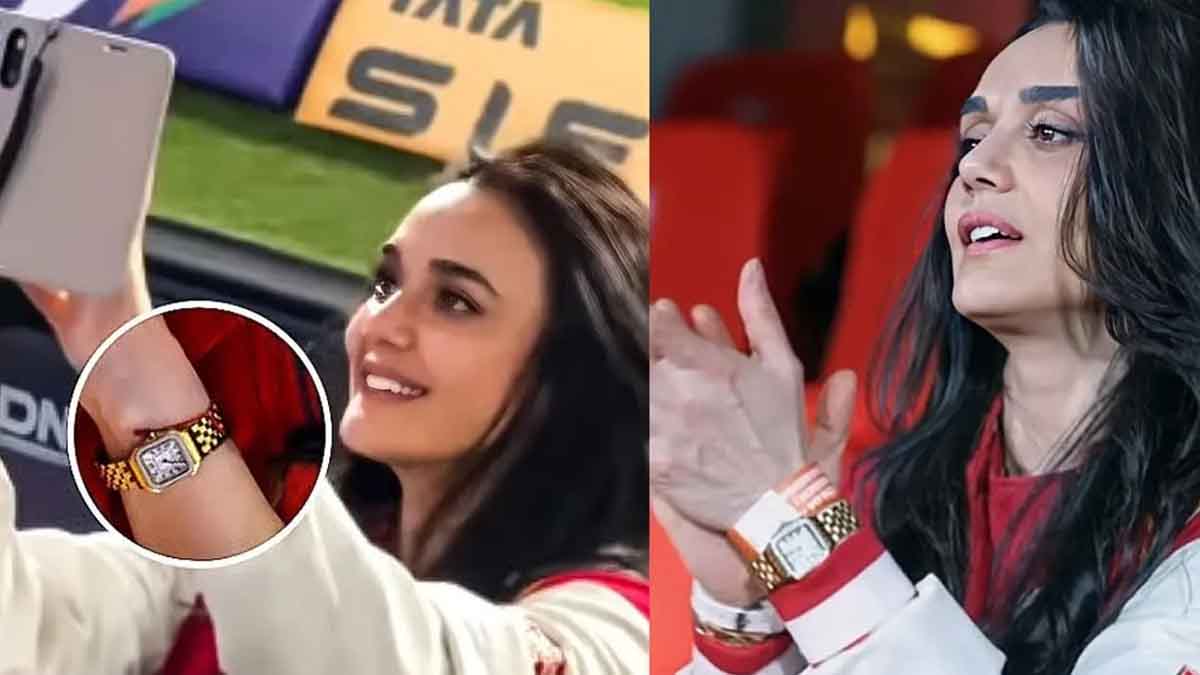 আইপিএল গ্যালারিতে সাধারণ সাজেও অসাধারণ প্রীতি জিনতা