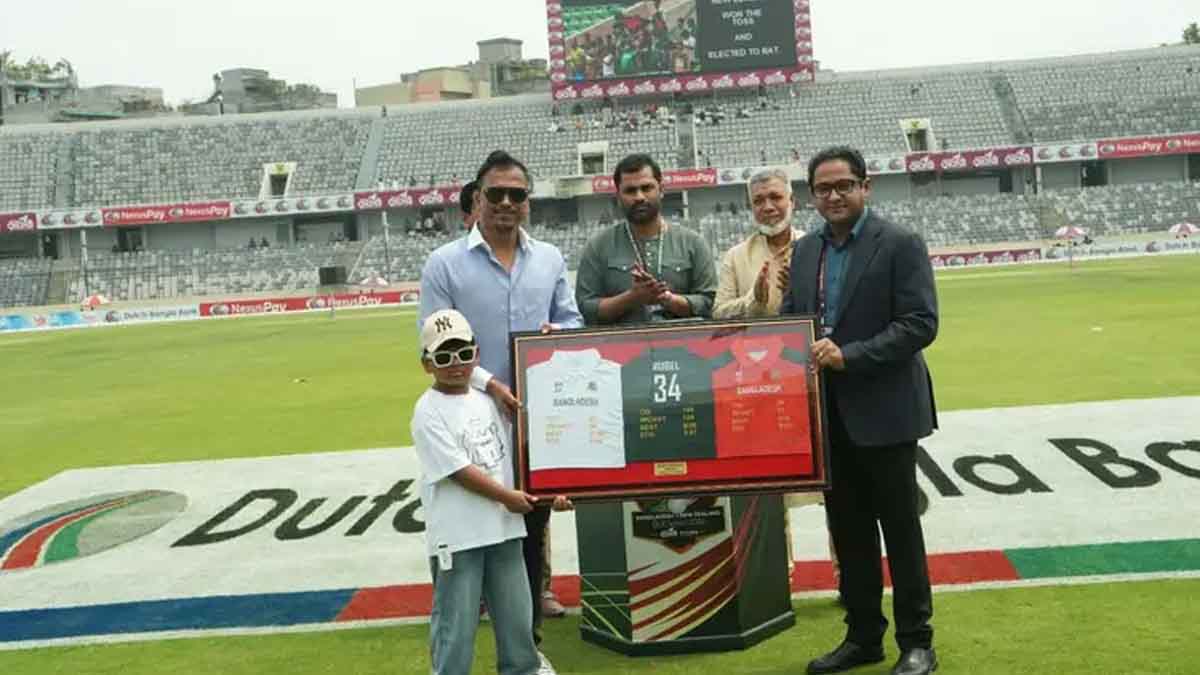 মিরপুরে রুবেল হোসেনের এক আবেগঘন বিদায়ী সংবর্ধনা