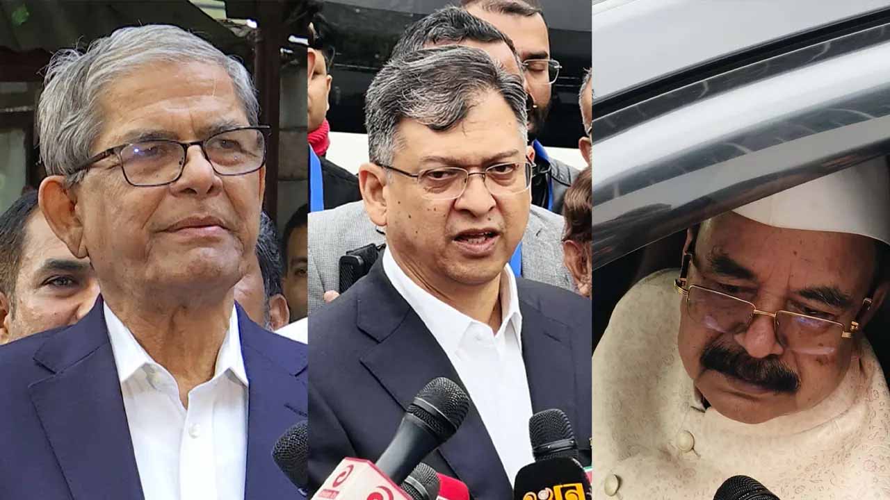 তারেক রহমানকে স্বাগত জানাতে বিমানবন্দরে ফখরুলসহ বিএনপির শীর্ষ নেতারা