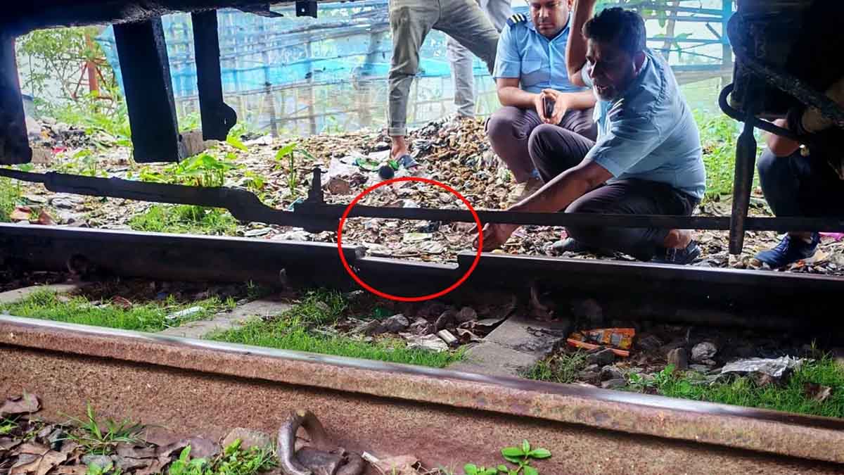 রেললাইনের পাত ভেঙে গৌরীপুরে ট্রেন চলাচল বিঘ্নিত