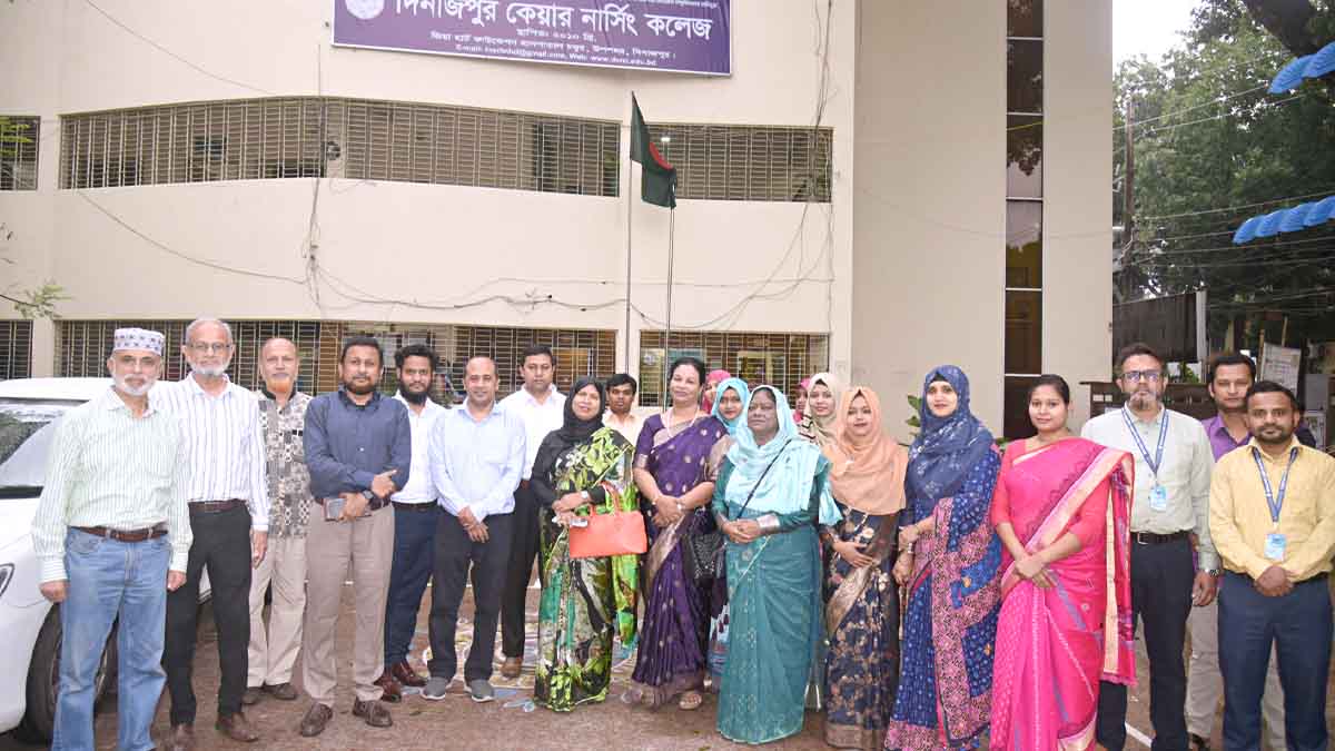 আসন বৃদ্ধি ও নতুন কোর্স চালুর লক্ষ্যে নার্সিং কলেজ পরিদর্শন